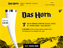 Tablet Screenshot of dashorn.com